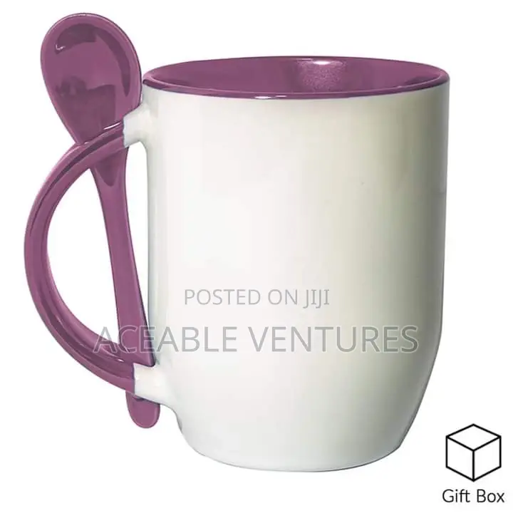 Printed Spoon Handle Mug