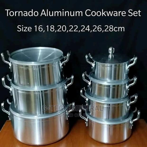 Tornado Stainless Aluminium Cookware Sufuria Set -14pcs - thumbnail 2