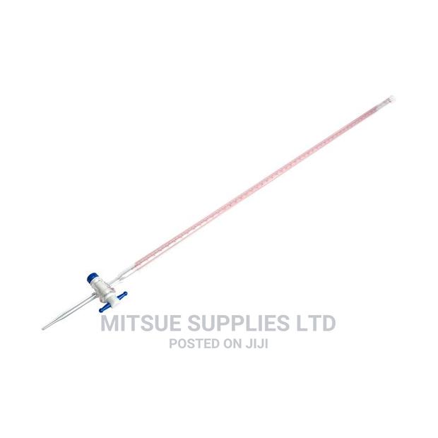 A Set of 2 Burette 25ml-Class B PTFE Stopcock Borosil