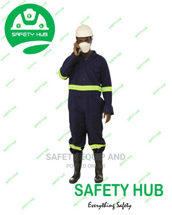 Safety Overalls Available With Luminous Green Reflector - main view