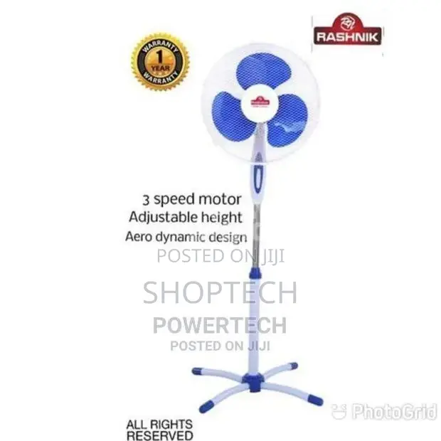 Rashnik 16 Inches Stand Fan.