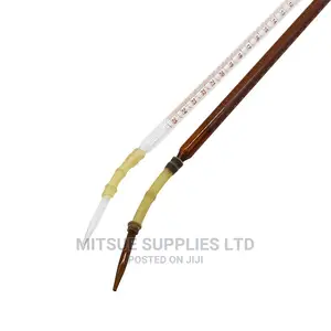 Set of 8 Burette 50ml- Rubber With Bead Glass Tip
