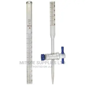 Pair of Burette 50ml- Boroflo ( Borosil)