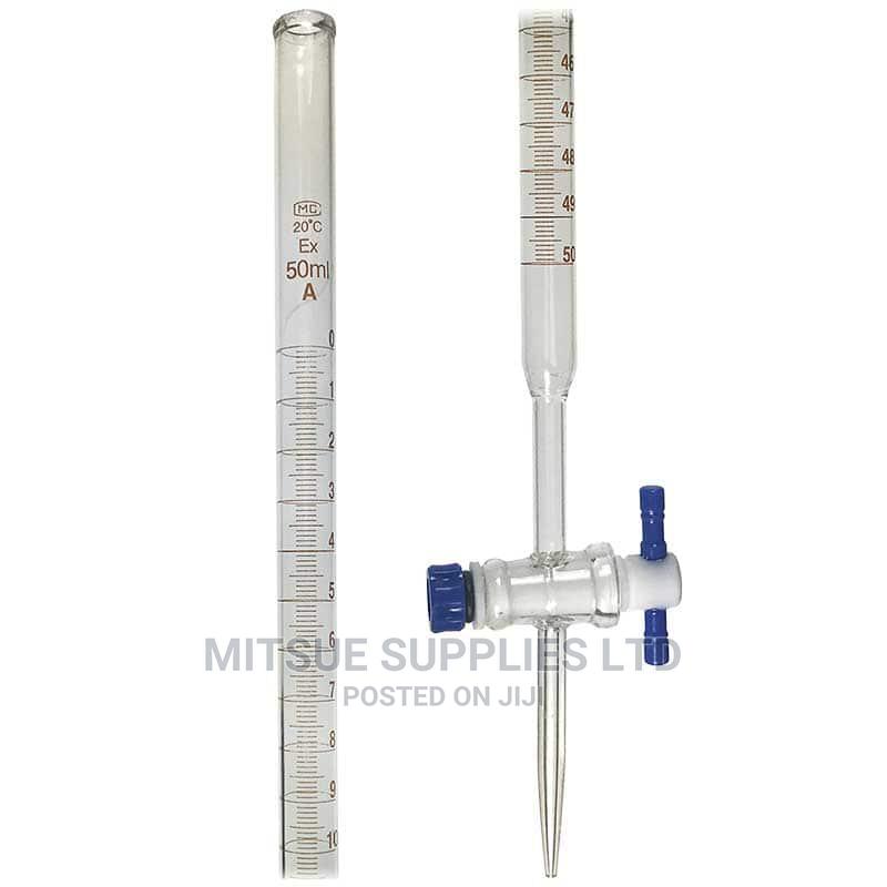 Pair of Burette 50ml Boroflo ( Borosil) in Nairobi Central Medical