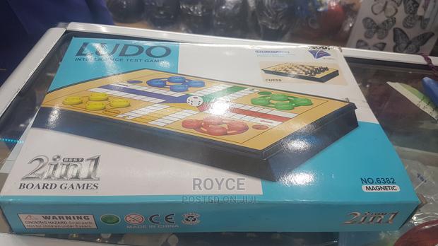 2 in 1 Ludo Chess Board Game - main view