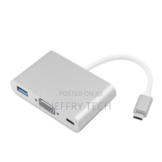 3 In1 Type C/Thunderbolt 3 to 4K HD USB 3.0 USB-C Hub Adap
