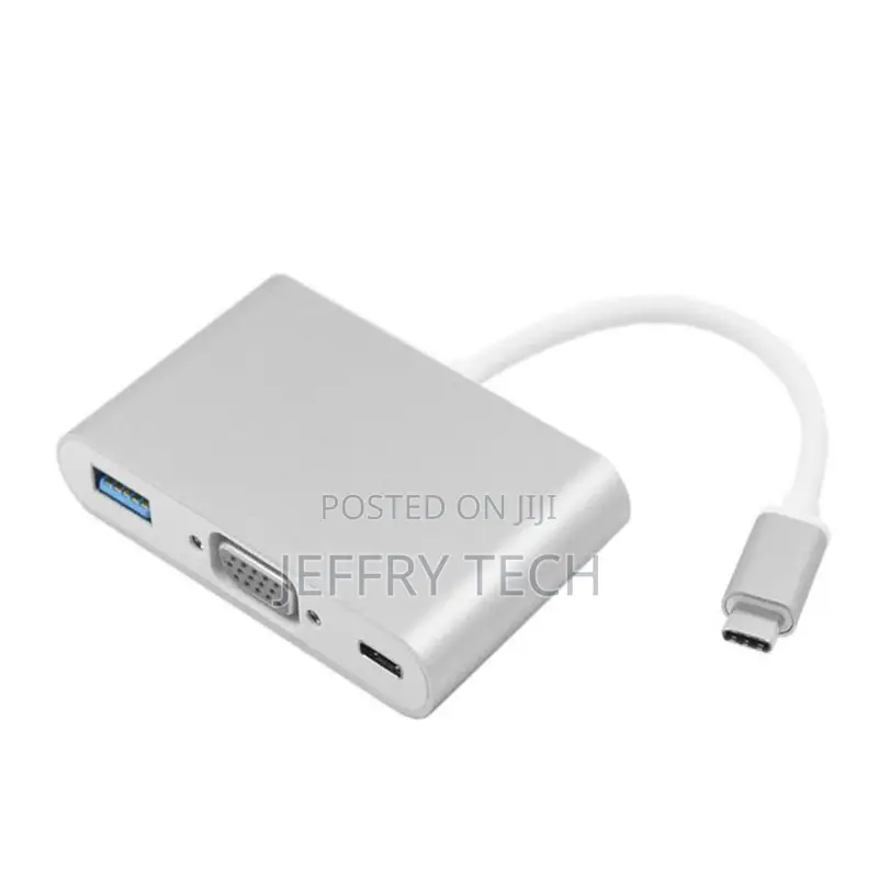 3 In1 Type C/Thunderbolt 3 to 4K HD USB 3.0 USB-C Hub Adap