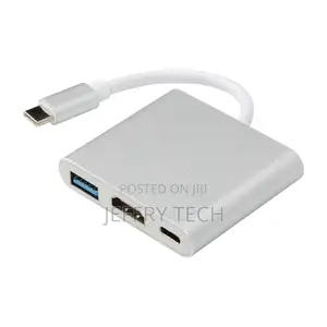 3 In1 Type C/Thunderbolt 3 to 4K HD USB 3.0 USB-C Hub Adap