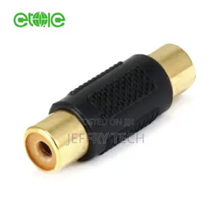 RCA Female to Female Jack Audio Coupler Barrel Joiner Adapte