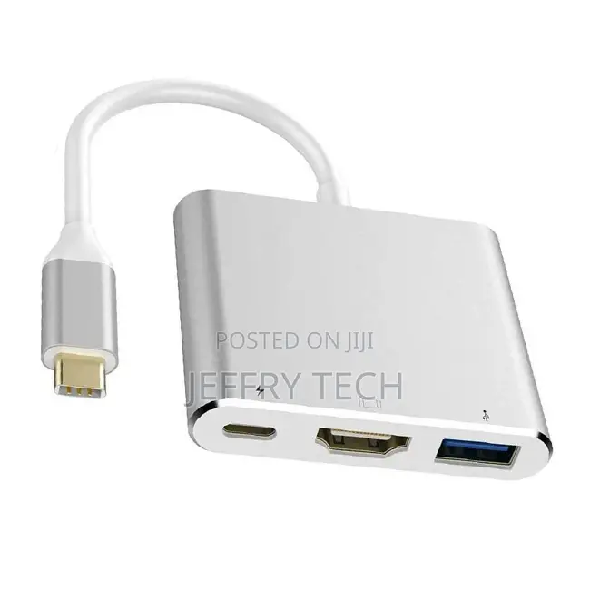 4K HDTV Male to Female Type C to HDMI Converter 3 in 1 Type