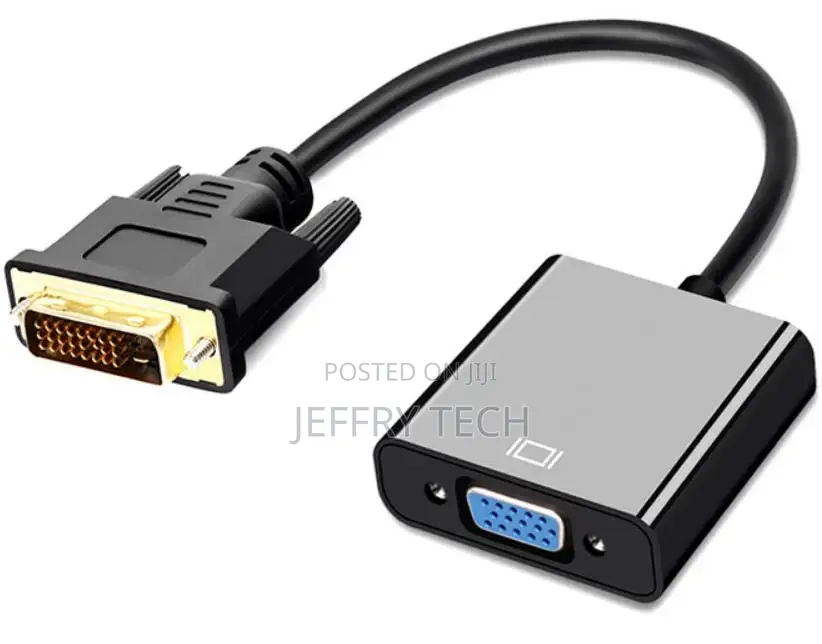 DVI D Male to VGA Female Converter DVI 24+1 to VGA Adapter D