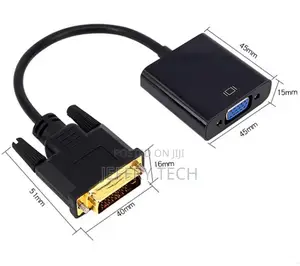 DVI D Male to VGA Female Converter DVI 24+1 to VGA Adapter D