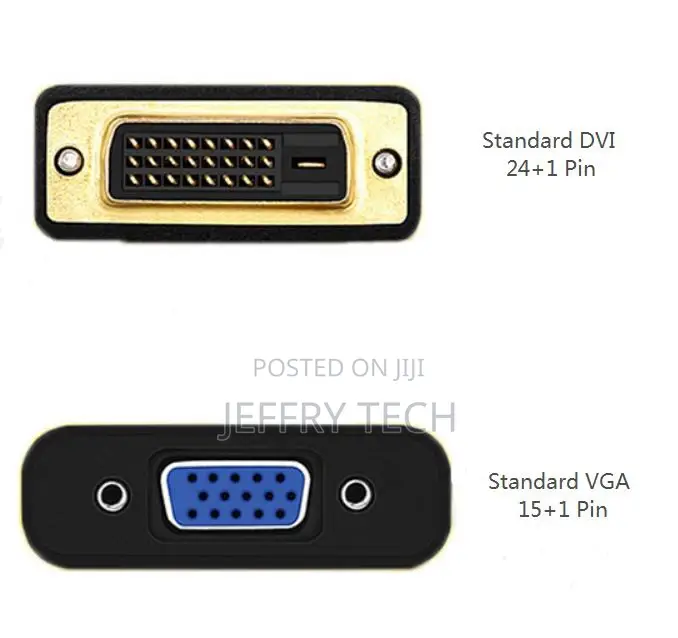 DVI D Male to VGA Female Converter DVI 24+1 to VGA Adapter D