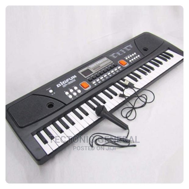 49 Keys Electric Piano With a Microphone - main view