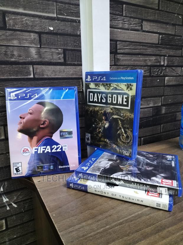 Ps4 New Games ,Fifa 22 ,Ghost of Shutsima, Daysgone - main view