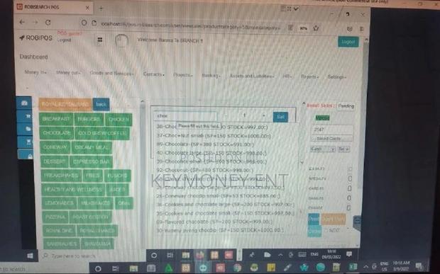 Simple Reporting Pos Software System for Cafeteria, Hotels - main view