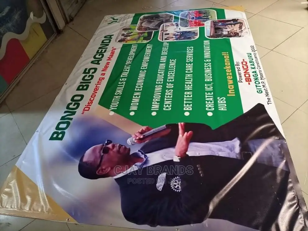Campaign Banners in Nairobi Central Printing Services, Cjay Brands