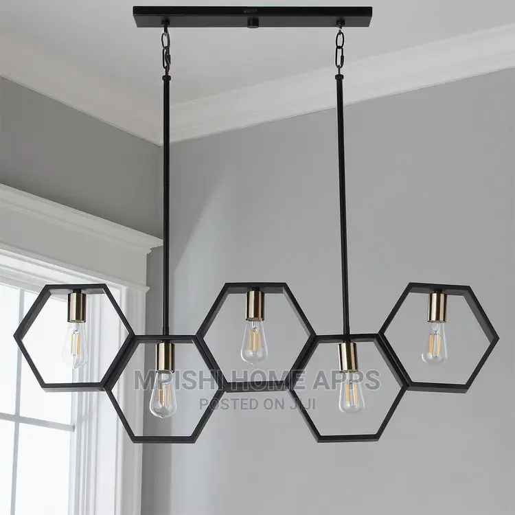 Hexagon Linear Chandelier