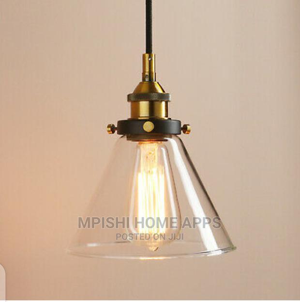 Glass Funnel Pendant Light
