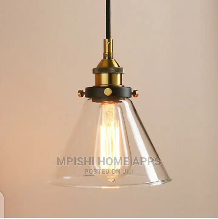 Glass Funnel Pendant Light