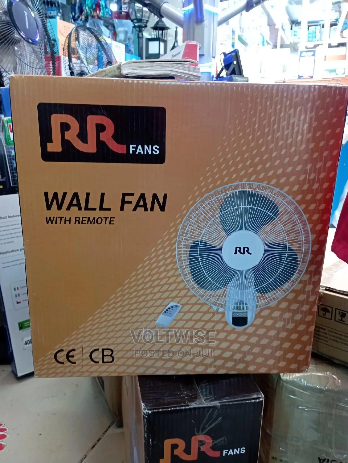 Rr Wall Fan With Remote