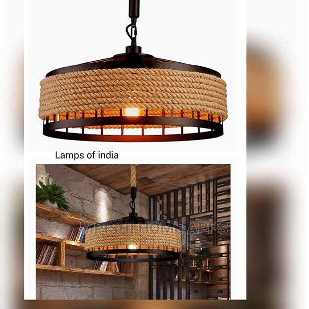 Hemp Rope Pendant Light - thumbnail 3