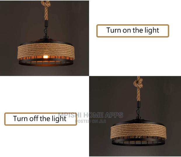 Hemp Rope Pendant Light - thumbnail 8