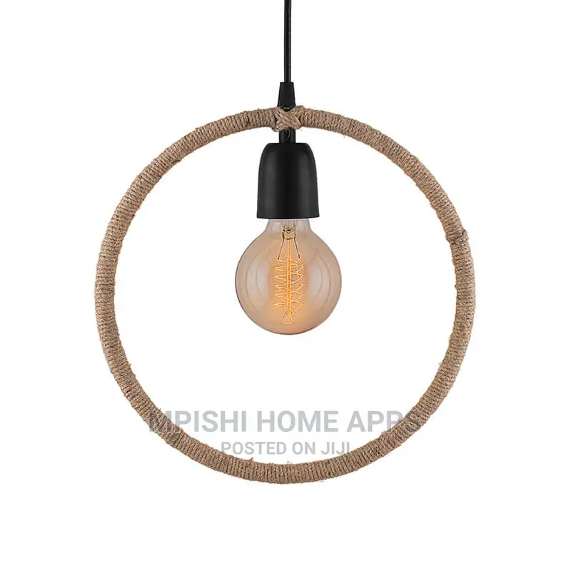 Rope Round/Square/Rectangle/Triangle Pendant Lights