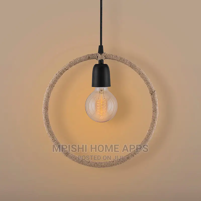 Rope Round/Square/Rectangle/Triangle Pendant Lights