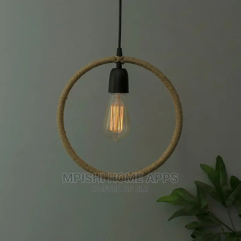 Rope Round/Square/Rectangle/Triangle Pendant Lights