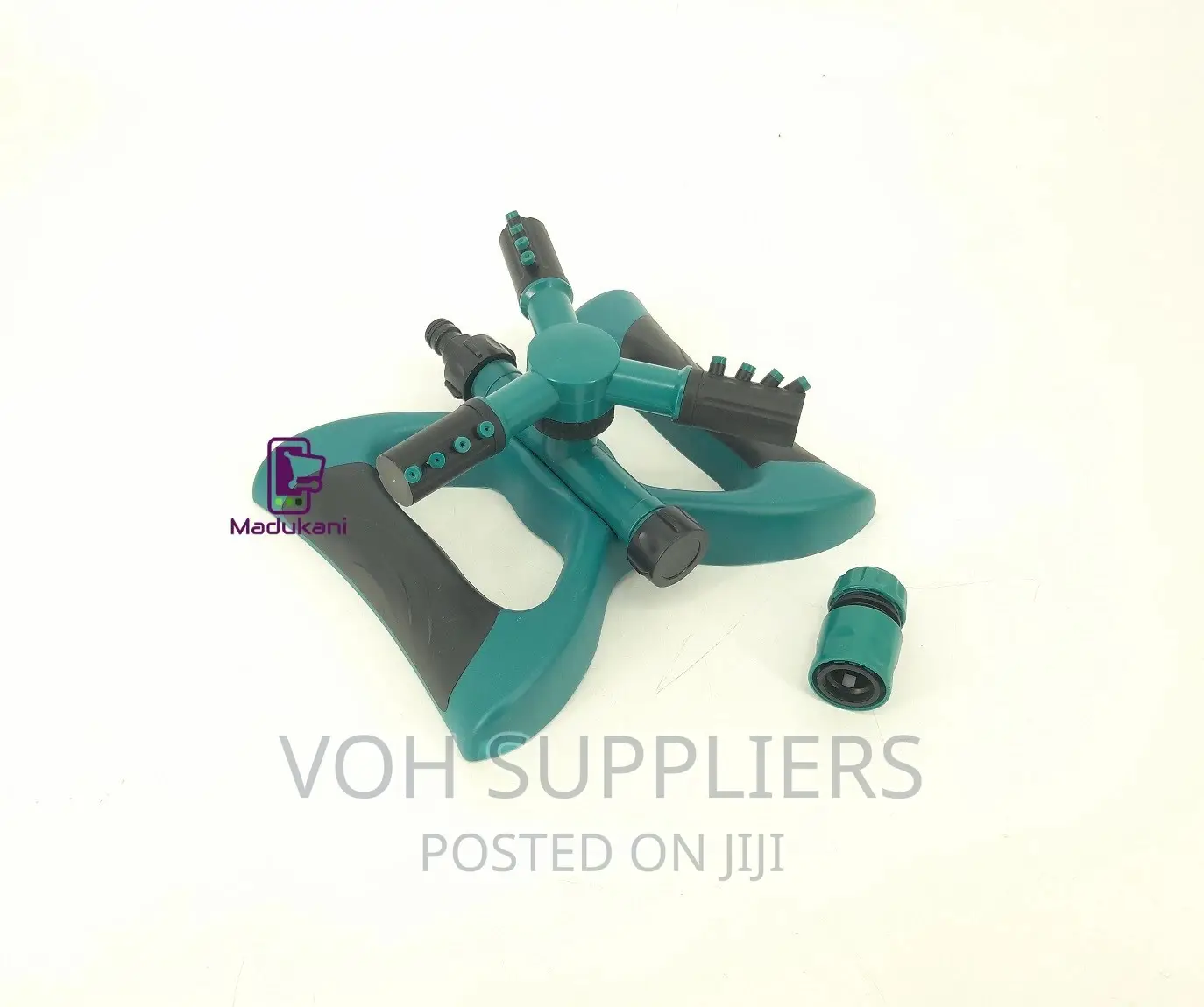 Home Lawn Garden Impact Sprinkler With Hose Pipe Connector