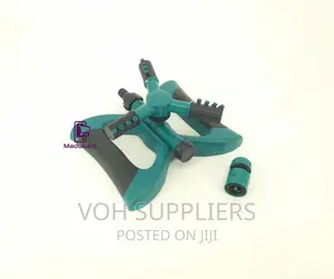 Home Lawn Garden Impact Sprinkler With Hose Pipe Connector