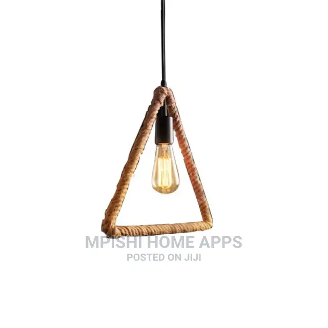 Rope Round/Square/Rectangle/Triangle Pendant Lights