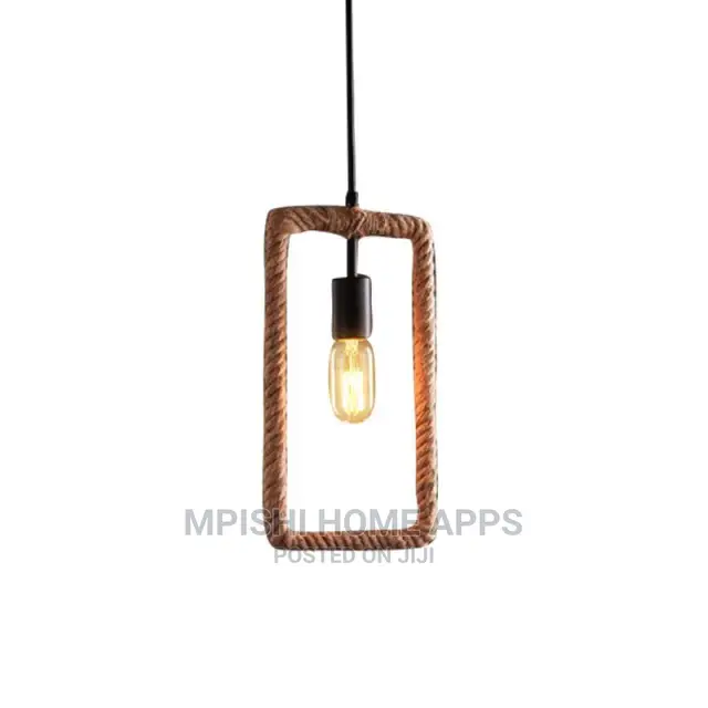 Rope Round/Square/Rectangle/Triangle Pendant Lights