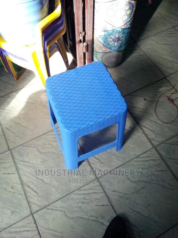 Bamboo Plastic Stool - main view