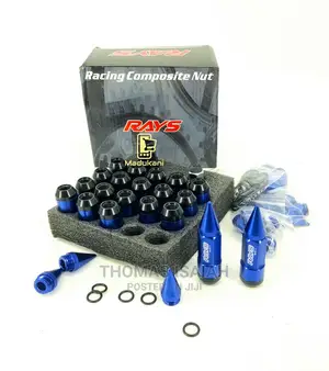 20PCS Toyota 80mm Steel Spike Lug Nuts With Socket Key 12x1.