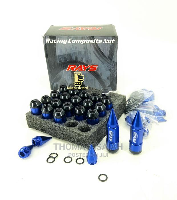 20PCS Toyota 80mm Steel Spike Lug Nuts With Socket Key 12x1. - thumbnail 4