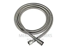 Long, Chrome, Handheld Flexible Shower Head Hose
