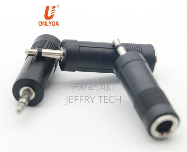 3.5mm Male Stereo Plug to 6.35mm Female Mono Stereo Jack Aud
