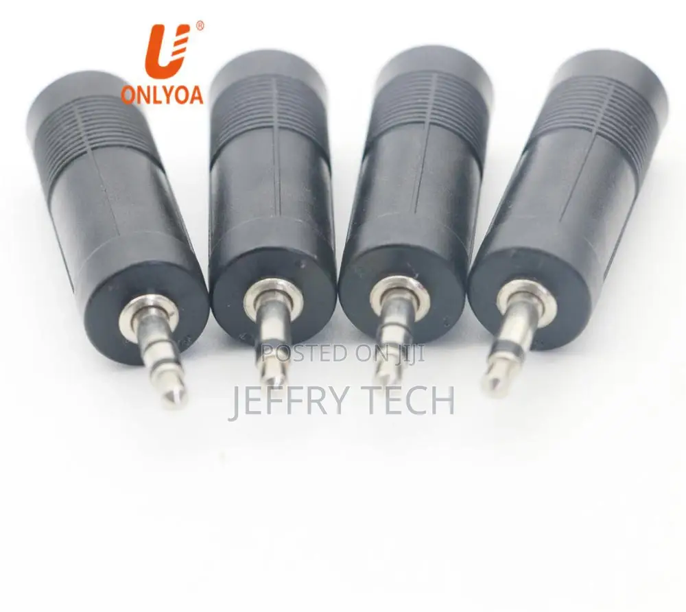 3.5mm Male Stereo Plug to 6.35mm Female Mono Stereo Jack Aud
