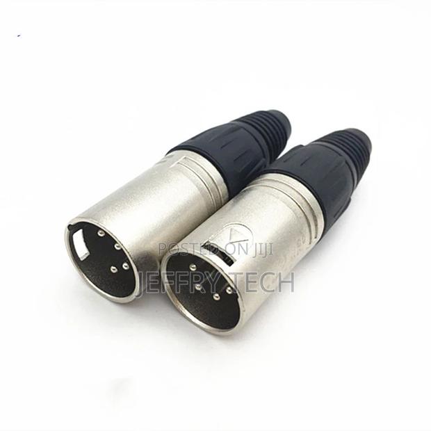 4pin Male Female Audio Connector Cannon Jack Microphone Mic