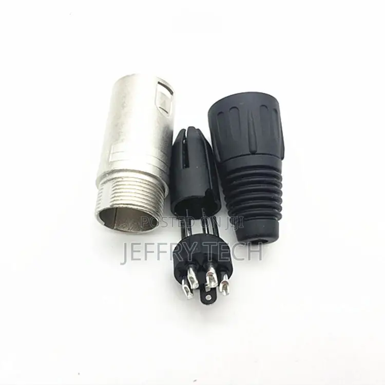 4pin Male Female Audio Connector Cannon Jack Microphone Mic
