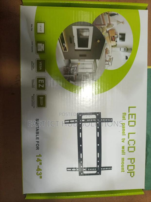 14 Inches - 42 Inches TV Flat Panel Black- Tv Wall Bracket - thumbnail 3