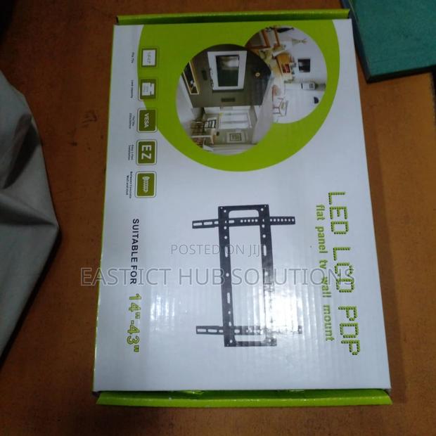 14 Inches - 42 Inches TV Flat Panel Black- Tv Wall Bracket - main view