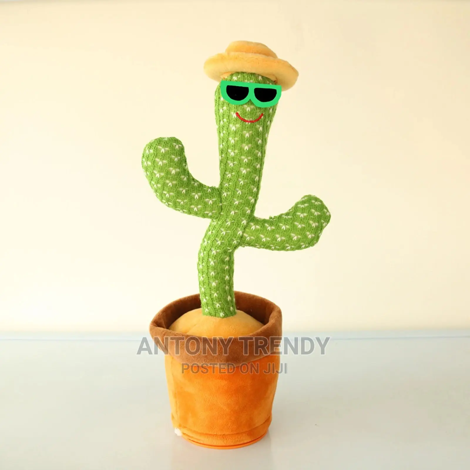 Electronic Dancing Cactus Plush Toy.