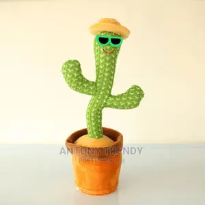 Electronic Dancing Cactus Plush Toy.