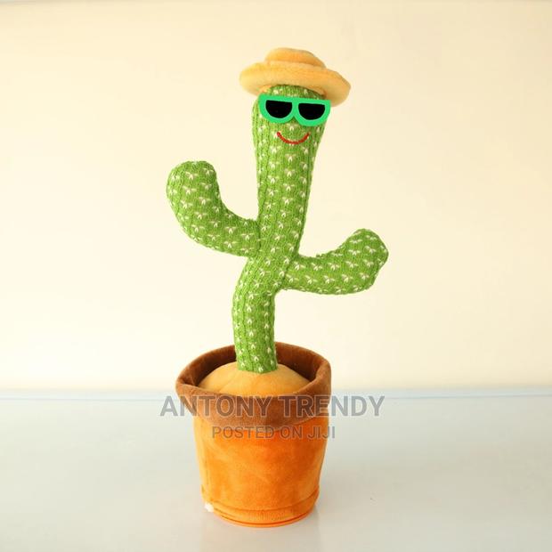 Electronic Dancing Cactus Plush Toy. - main view