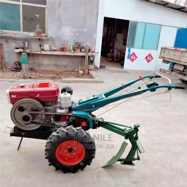 Cultivation Machine Digging the Soil - main view