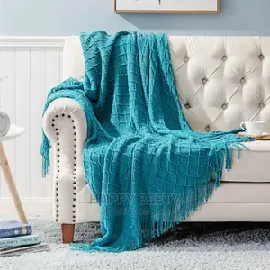 #Soft Knitted Throw Blanket