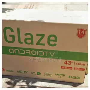 GLAZE Smart Android 43 Inches Digital Tv.